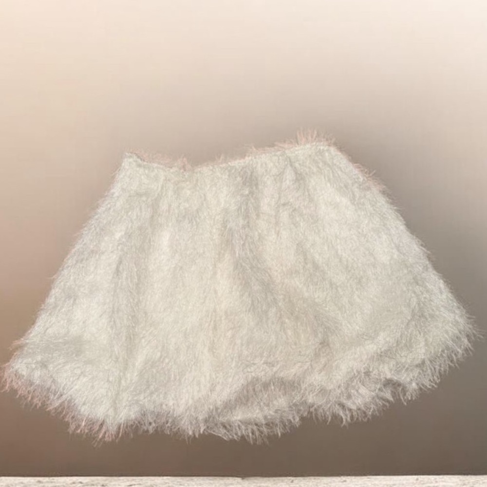 ASOS Satin Mini Skirt With Train‎ Detail In Ivory-white Size 8 NWOT $53 MSRP